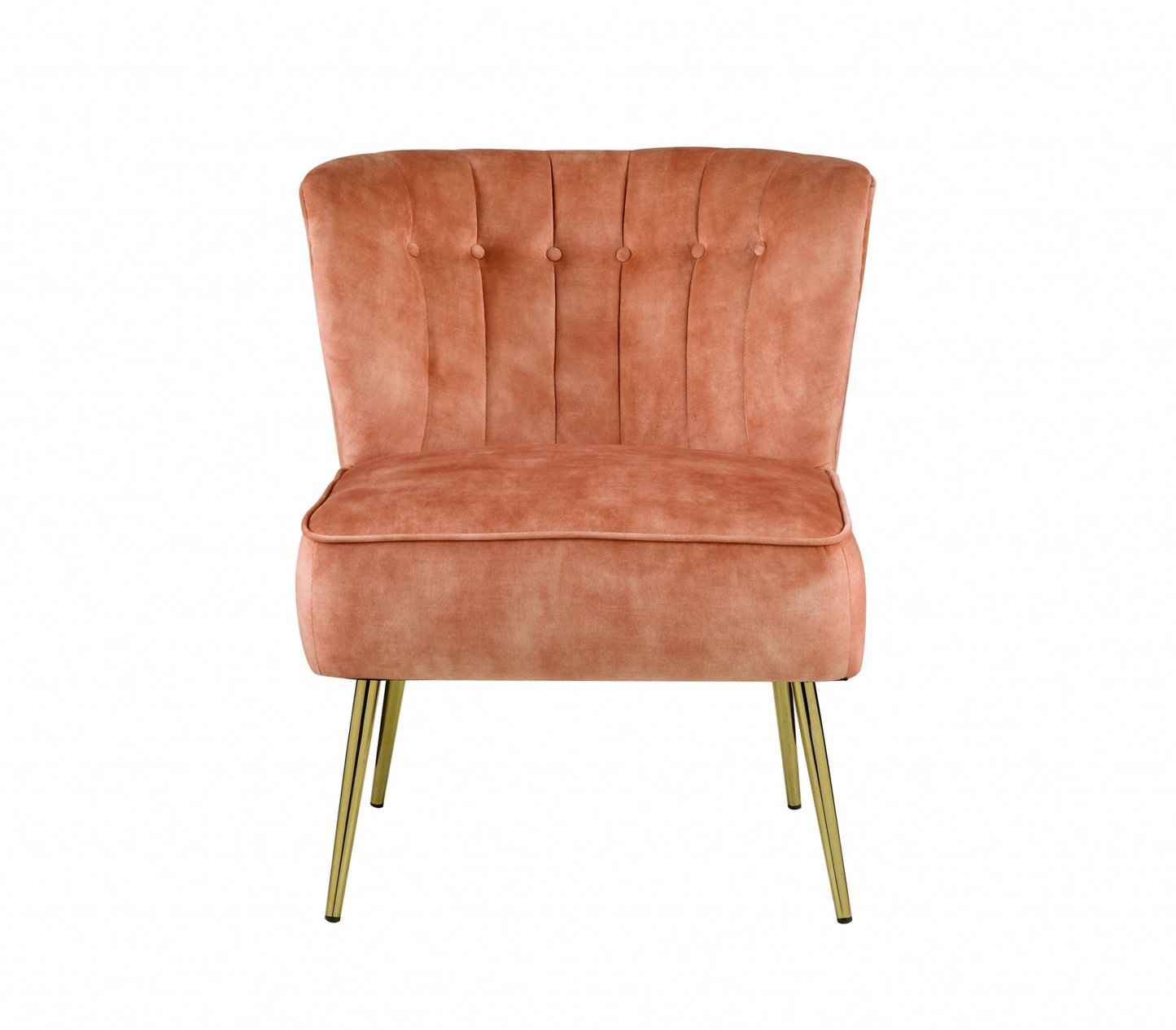 Maisie Burnt Orange Velvet Chair