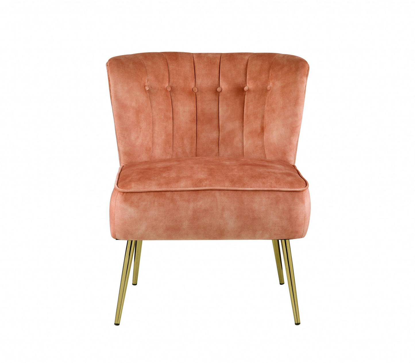 Maisie Burnt Orange Velvet Chair