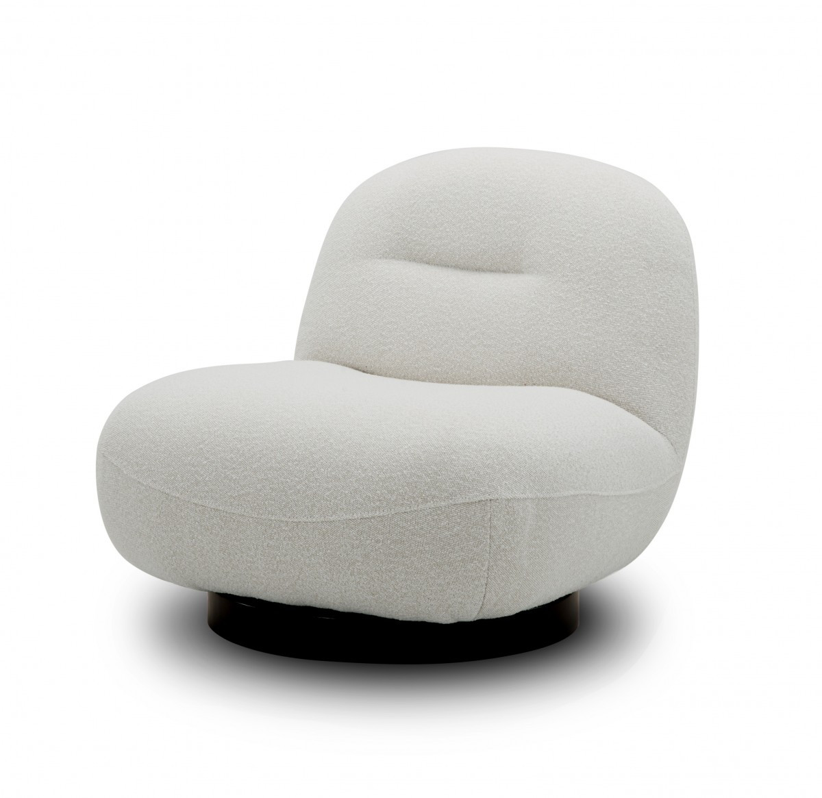 Claire Cream Swivel Lounge Chair