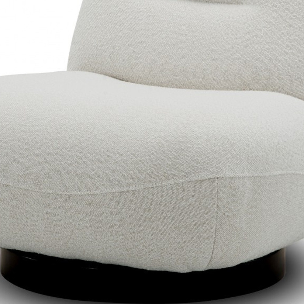 Claire Cream Swivel Lounge Chair