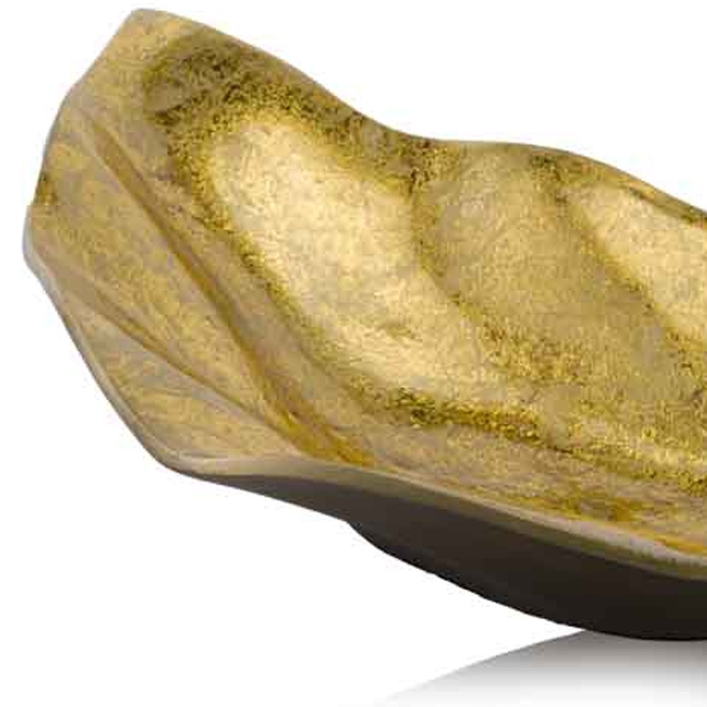 Luna  Gold And Bronze Metal Tray