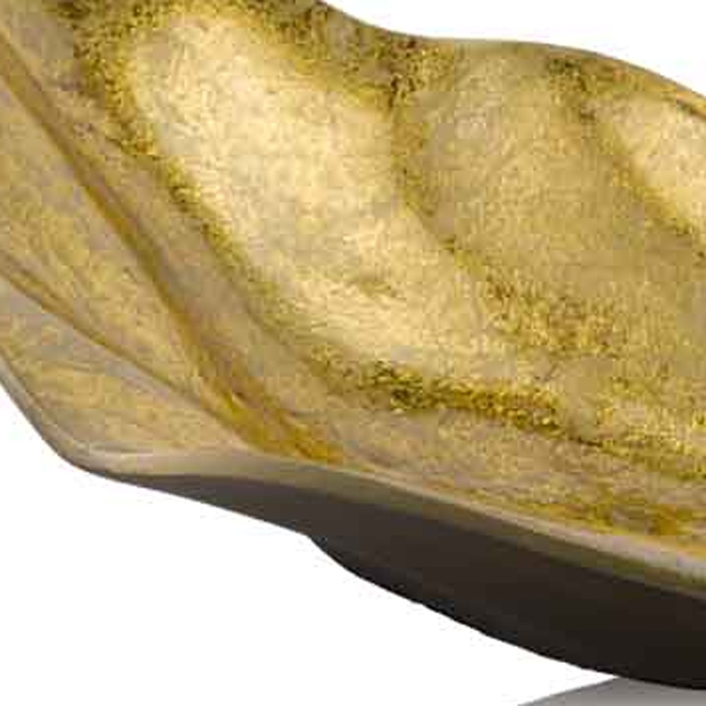 Luna  Gold And Bronze Metal Tray