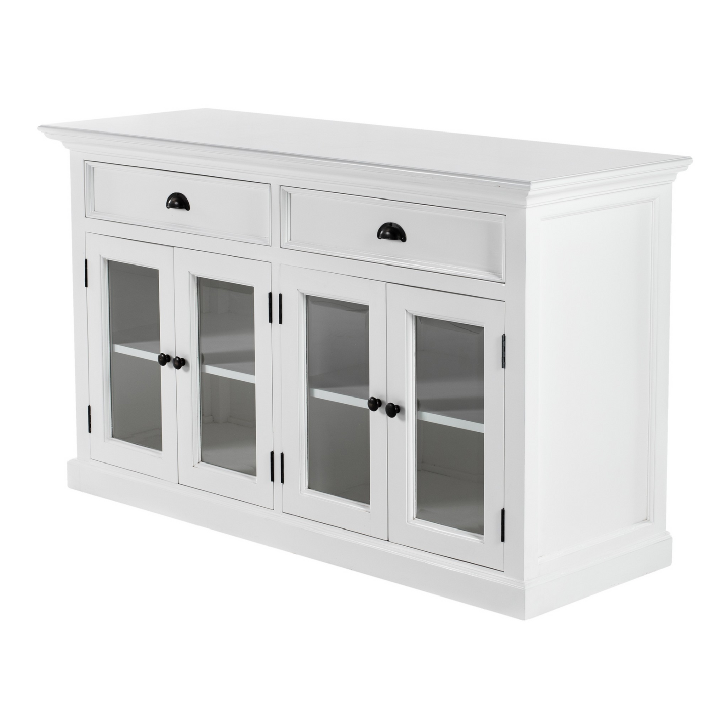 Keira Classic White Small Buffet Table