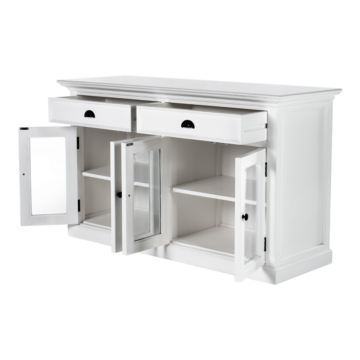 Keira Classic White Small Buffet Table