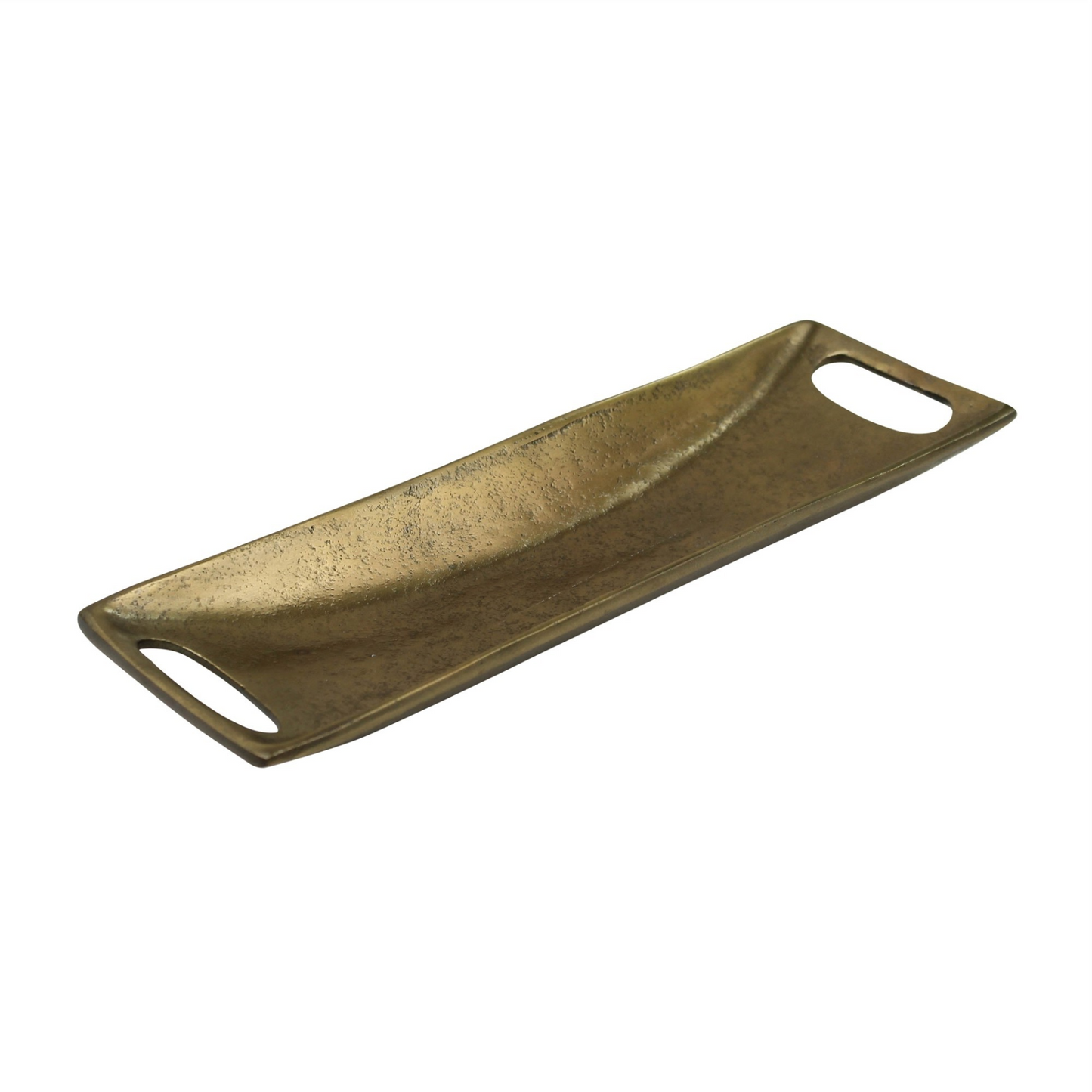 "Petite Gold Metal Boat Shaped Tray"