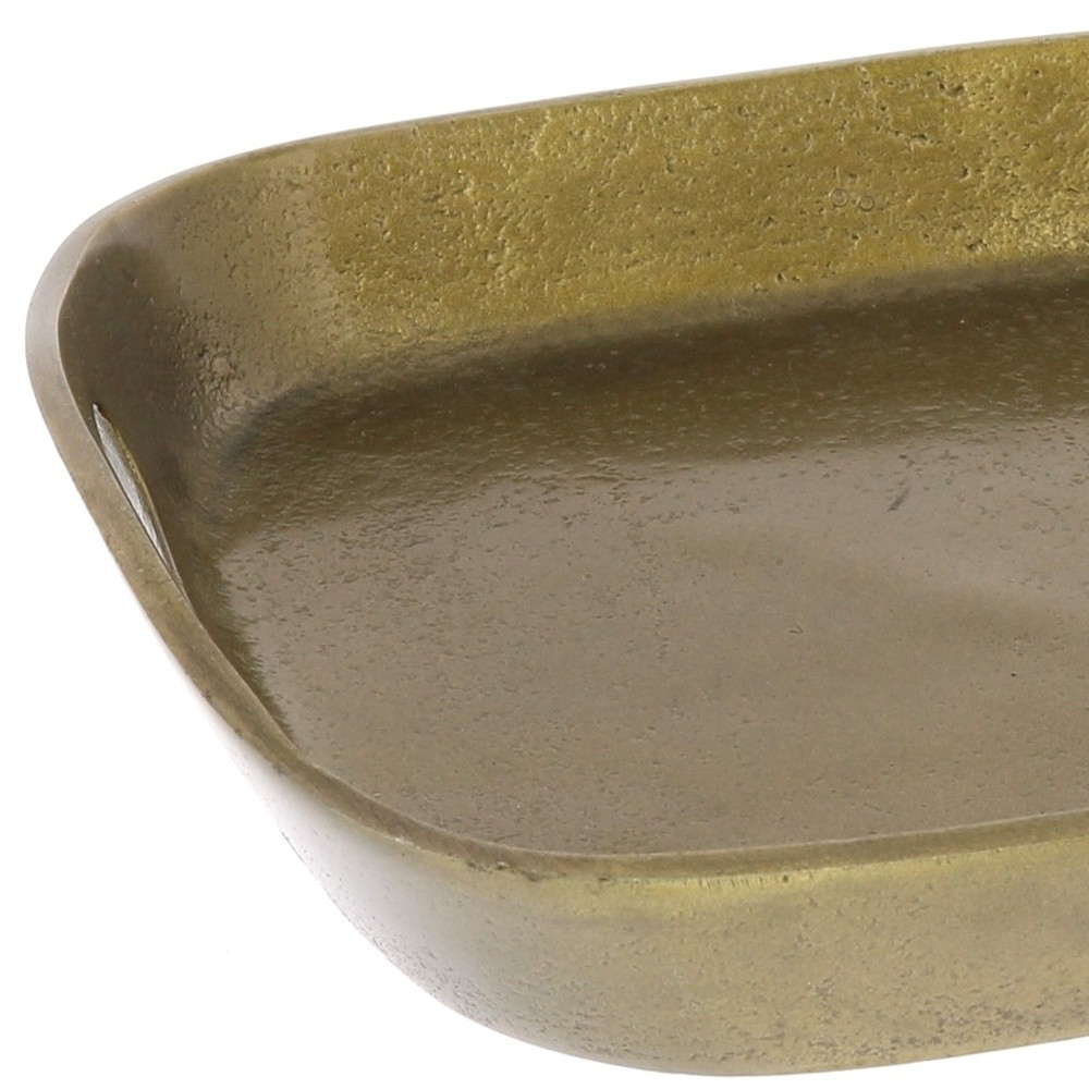 Petite Gold Cast Iron Serving Tray