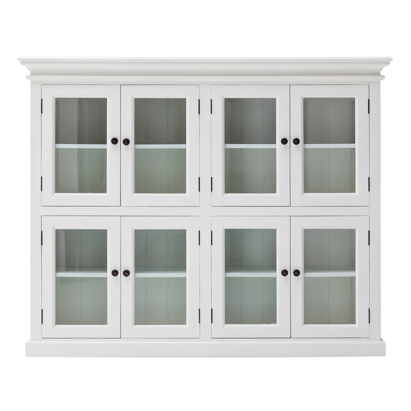 Bellamy White Two Level Storage Cabinet