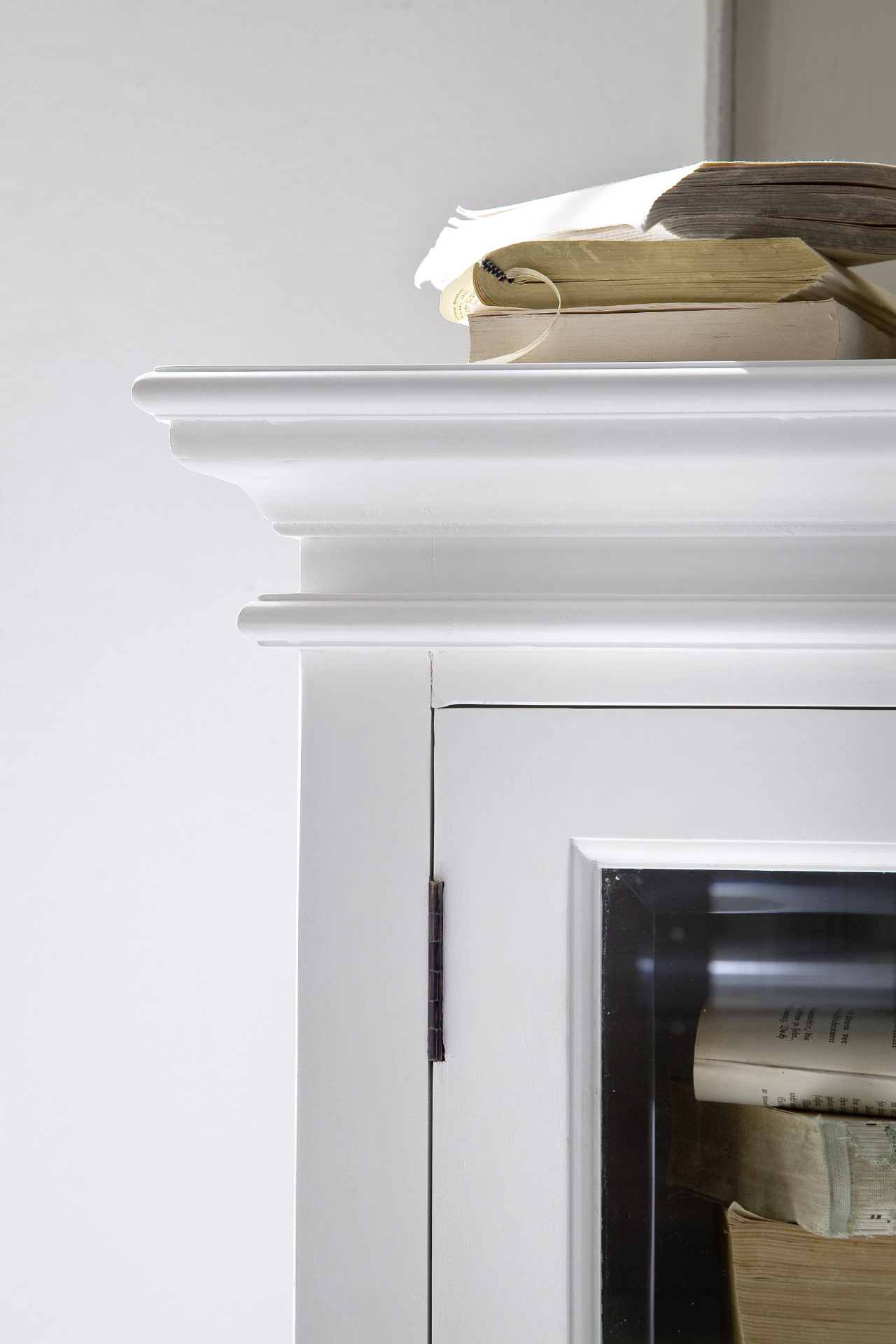 Bellamy White Two Level Storage Cabinet