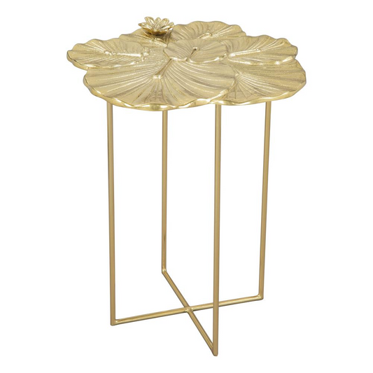 Lotus Side Table Gold