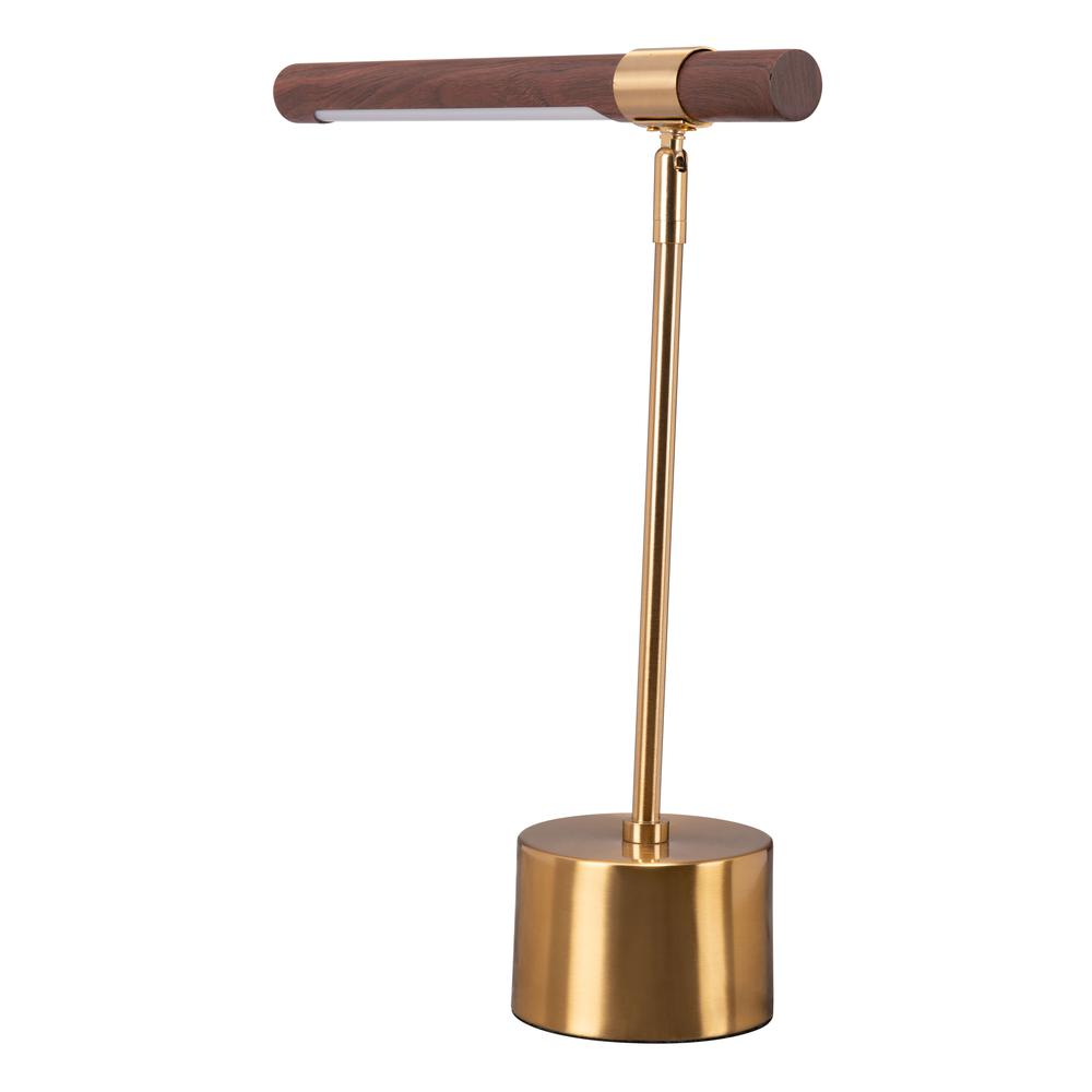 Kippy Table Lamp Brown & Brass