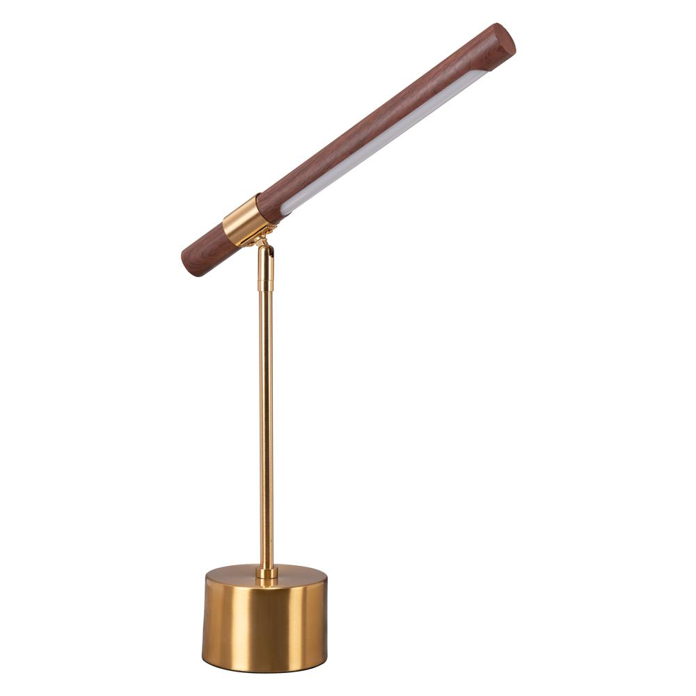 Kippy Table Lamp Brown & Brass