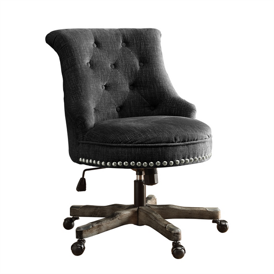 Sinclair Office Chair, Charcoal Gray