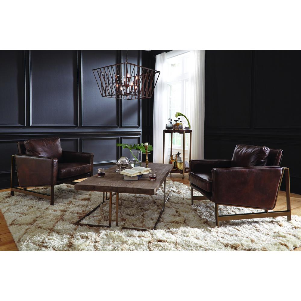 Chad Club Chair Brown by Kosas Home