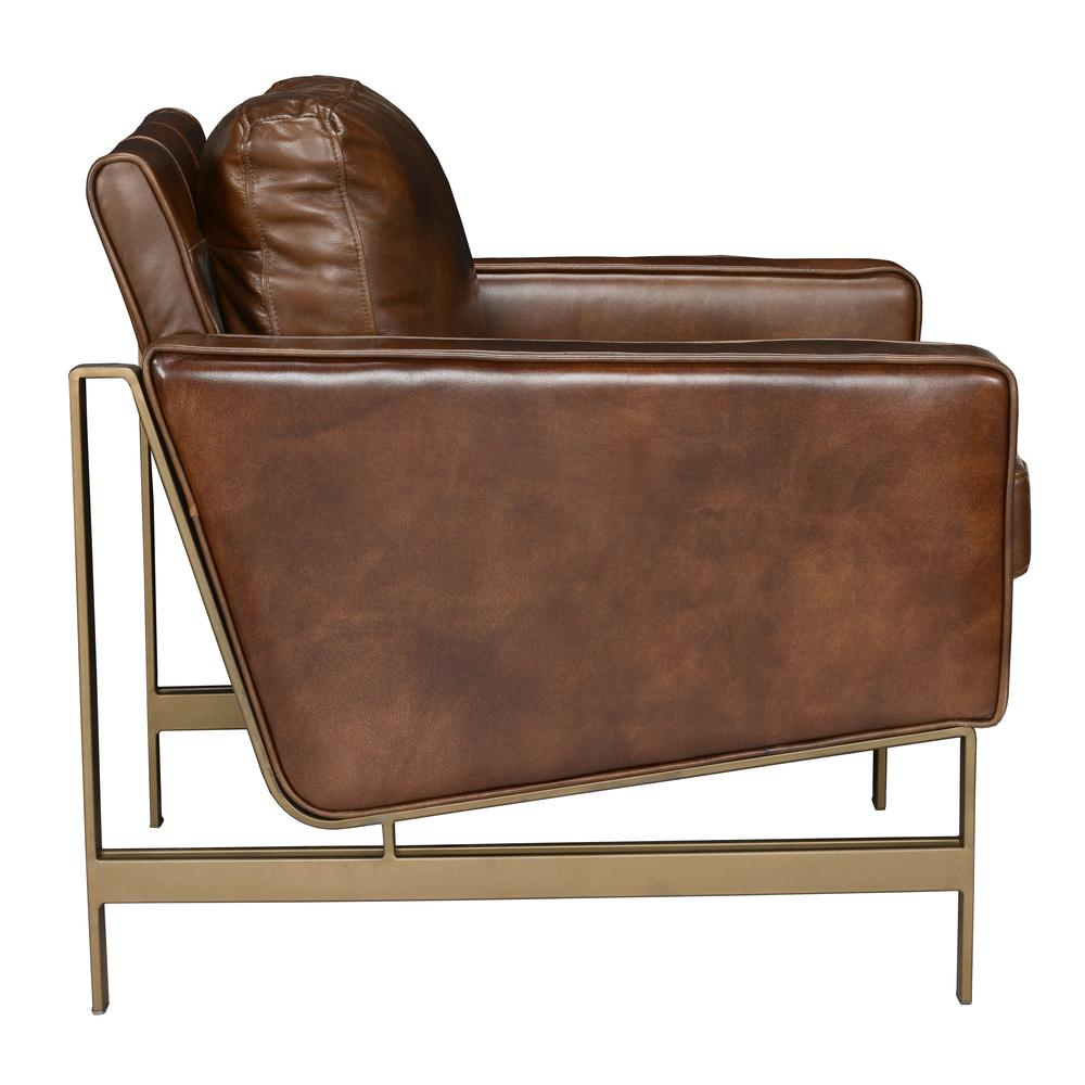 Chad Club Chair Brown by Kosas Home