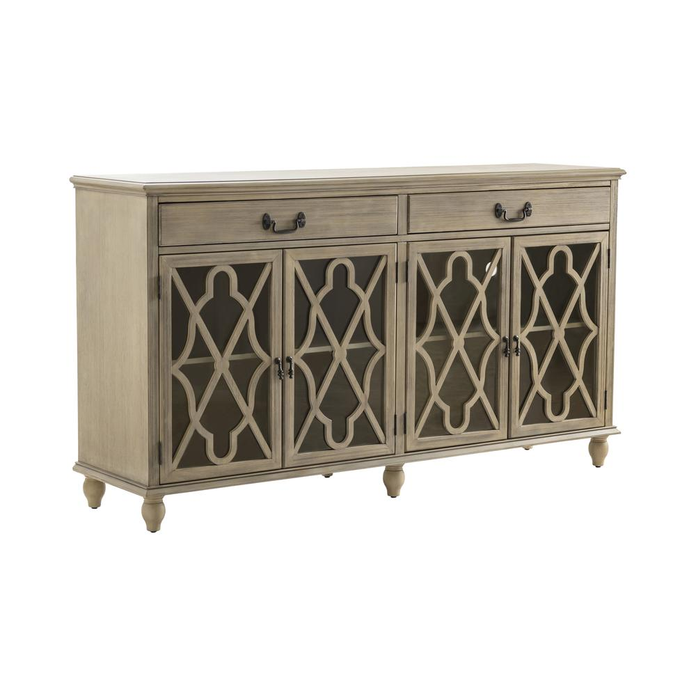 Crestview Collection Hawthorne Estate 2 Drawer 4 Door Fretwork Sideboard