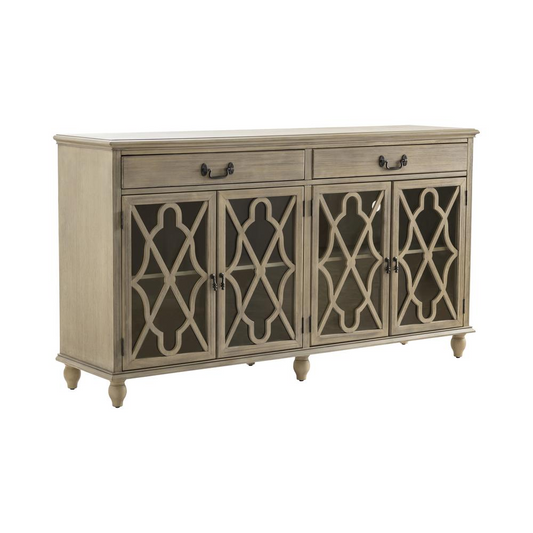 Crestview Collection Hawthorne Estate 2 Drawer 4 Door Fretwork Sideboard