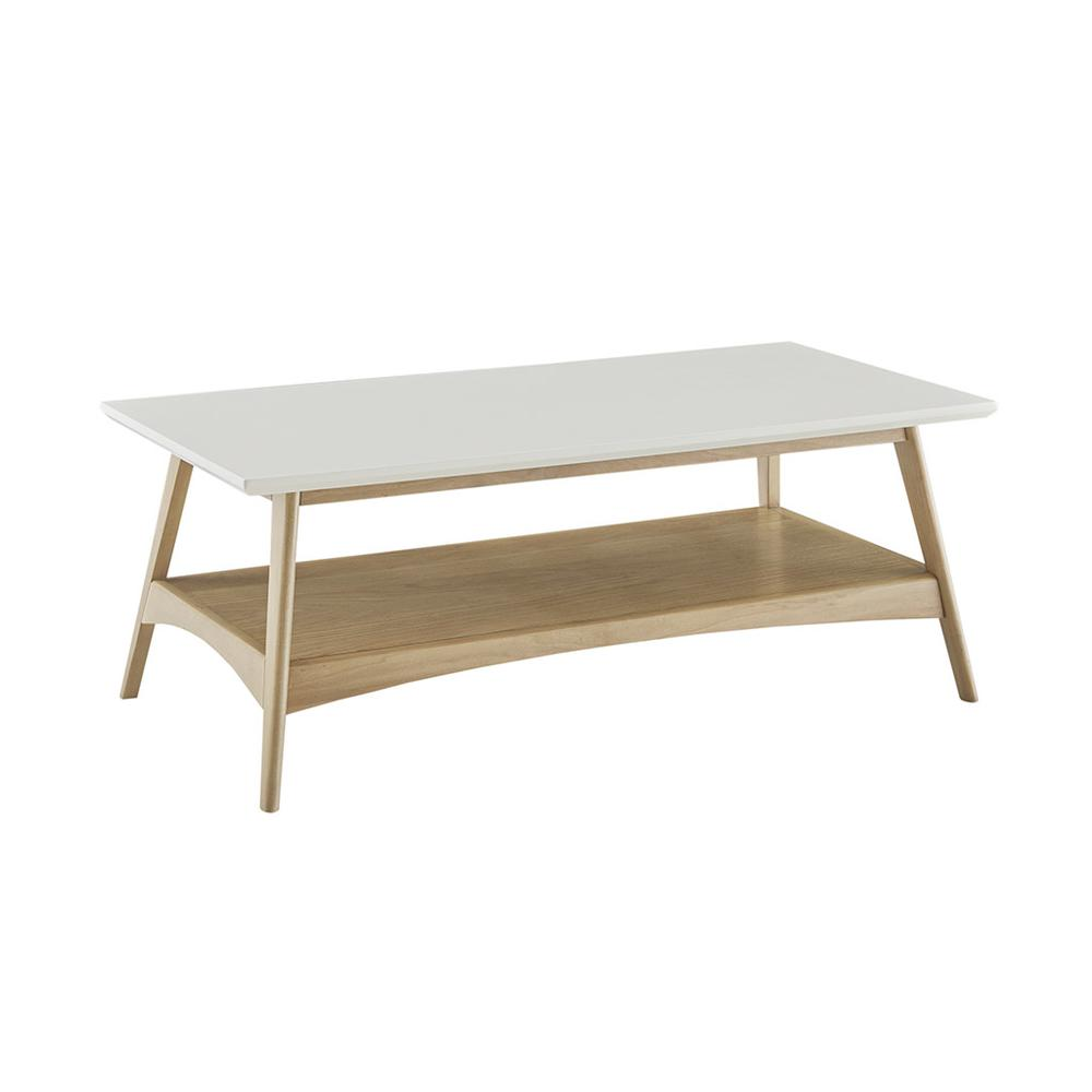 Parker Coffee Table, Off-White/Natural