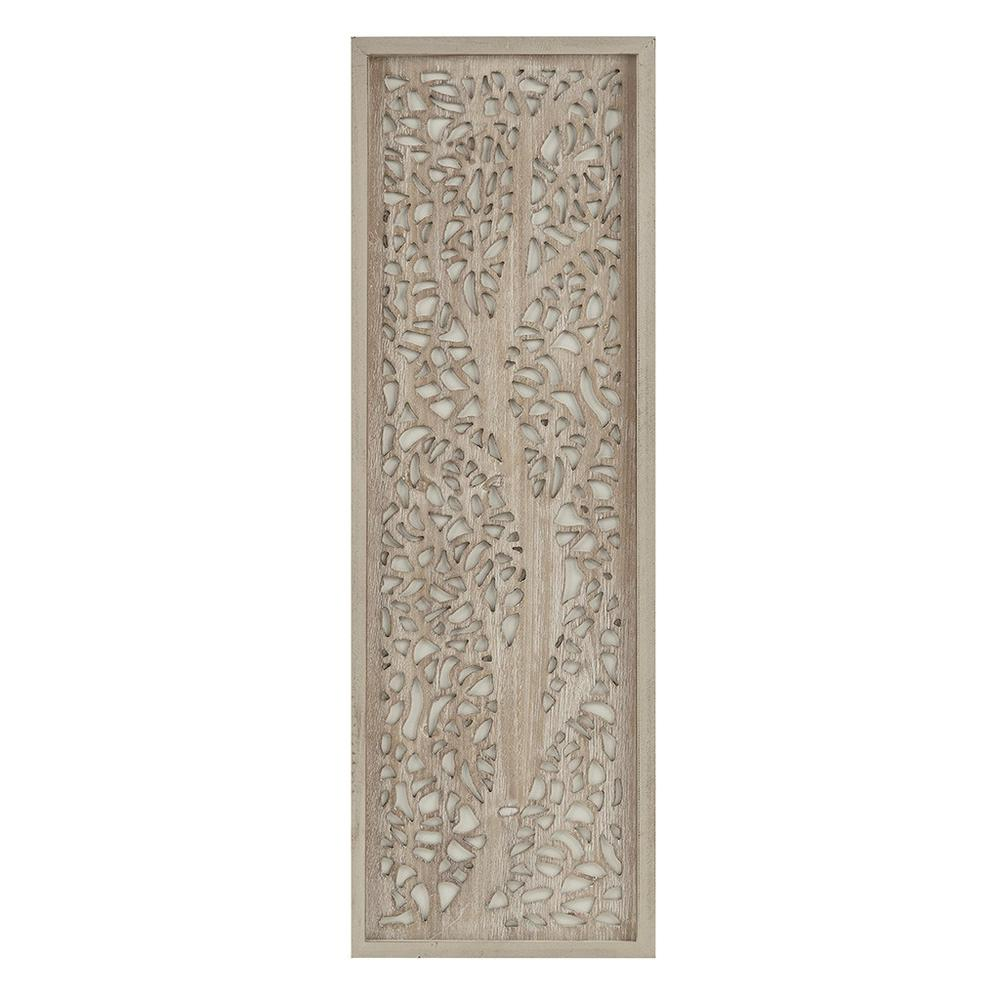 Sienna Carved Wood Panel Wall Decor