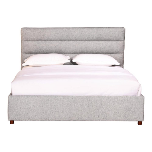 Takio Queen Bed Light Grey