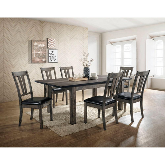 Drexel Dining 7PC Set - 78x42x30H Table, 6 P/U Side Chairs