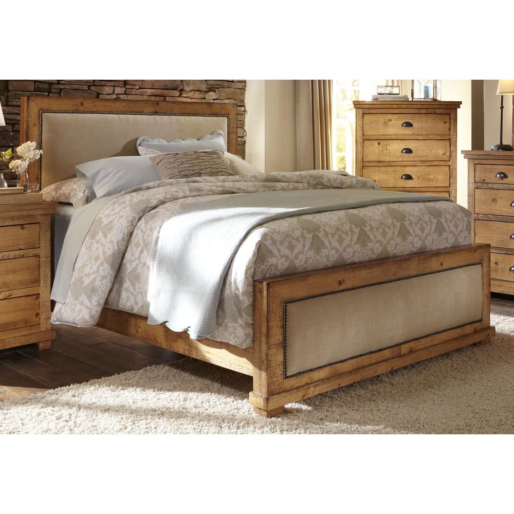 King Upholstered  Bed