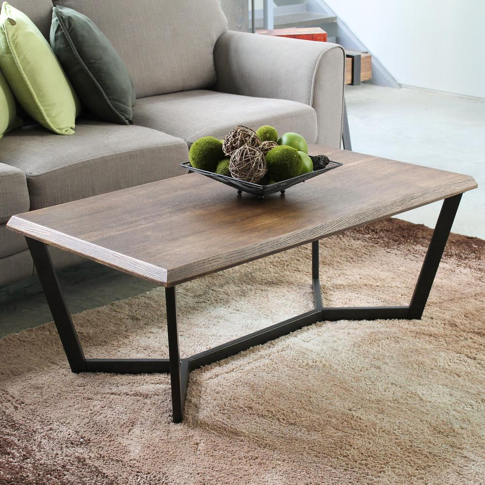 Hamburg Contemporary Contemporary MDF/Metal Coffee Table