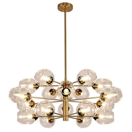 Jocelyn 18 Light Chandelier with Champagne Glass