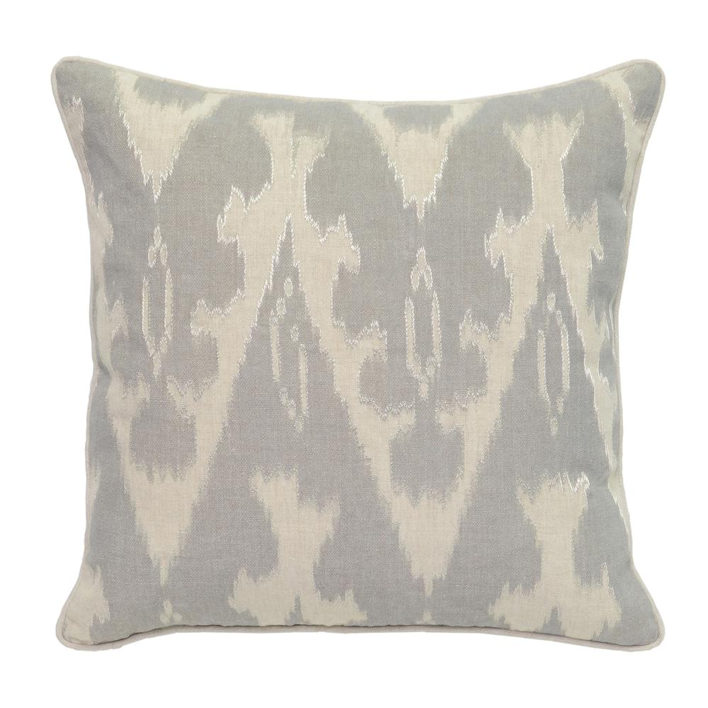 Kosas Home Fay 100% Linen 22" Throw Pillow, Gray