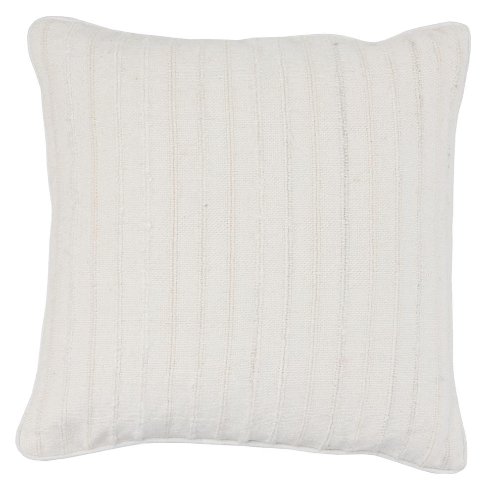 Kosas Home Maurice 100% Linen 22” Throw Pillow, White