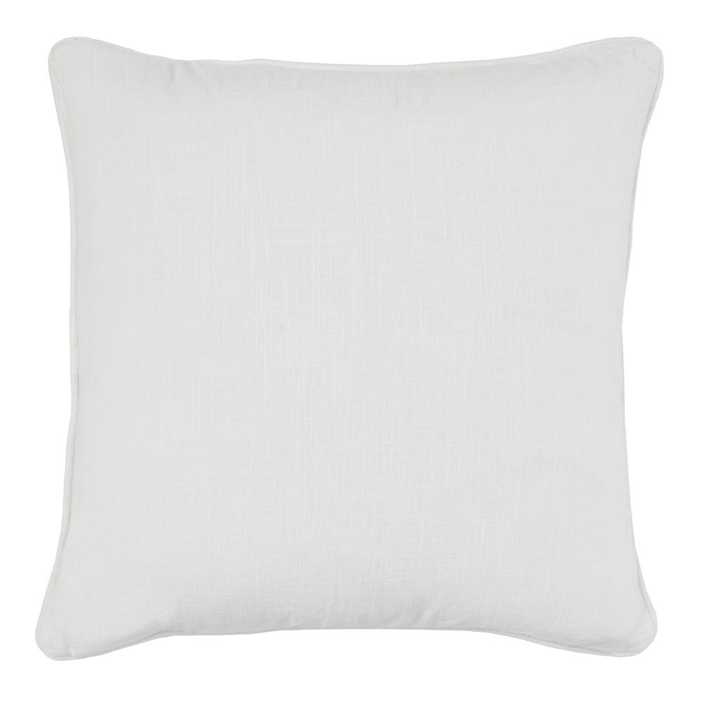 Kosas Home Maurice 100% Linen 22” Throw Pillow, White