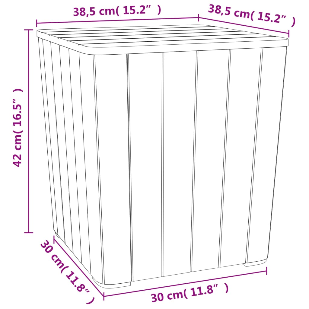 Kelly Patio Table with Removable Lid