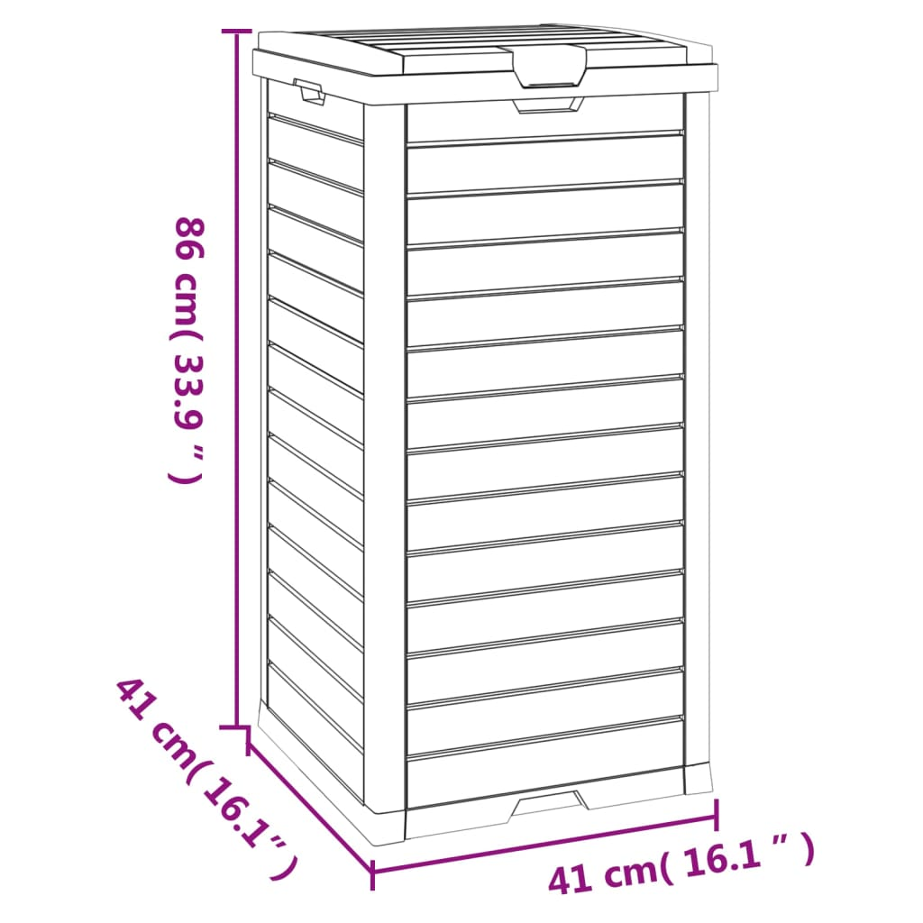 Samuel Outdoor Garbage Bin