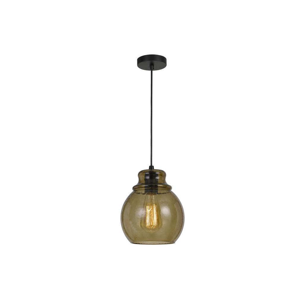 60W Aversa RippLED Glass Pendant (Edison Bulb Not Included)