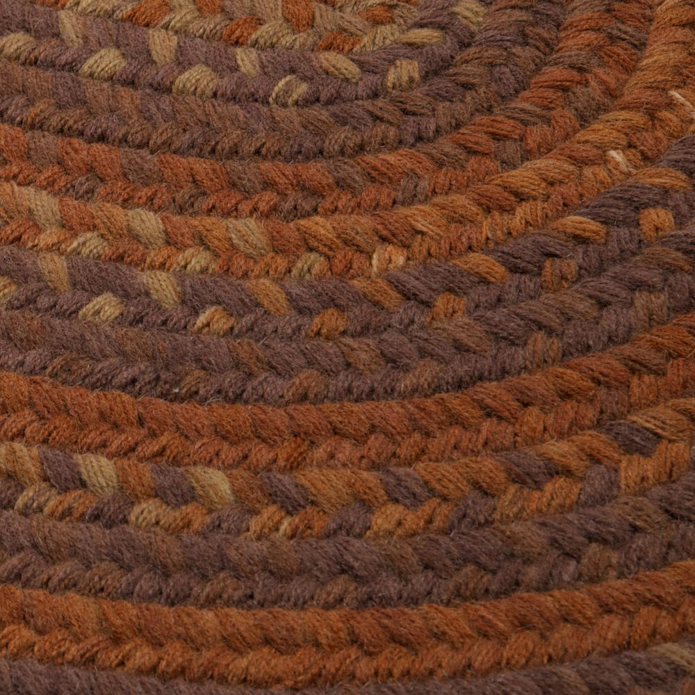 Braided Wool Runner - Rust 2'6"x10'