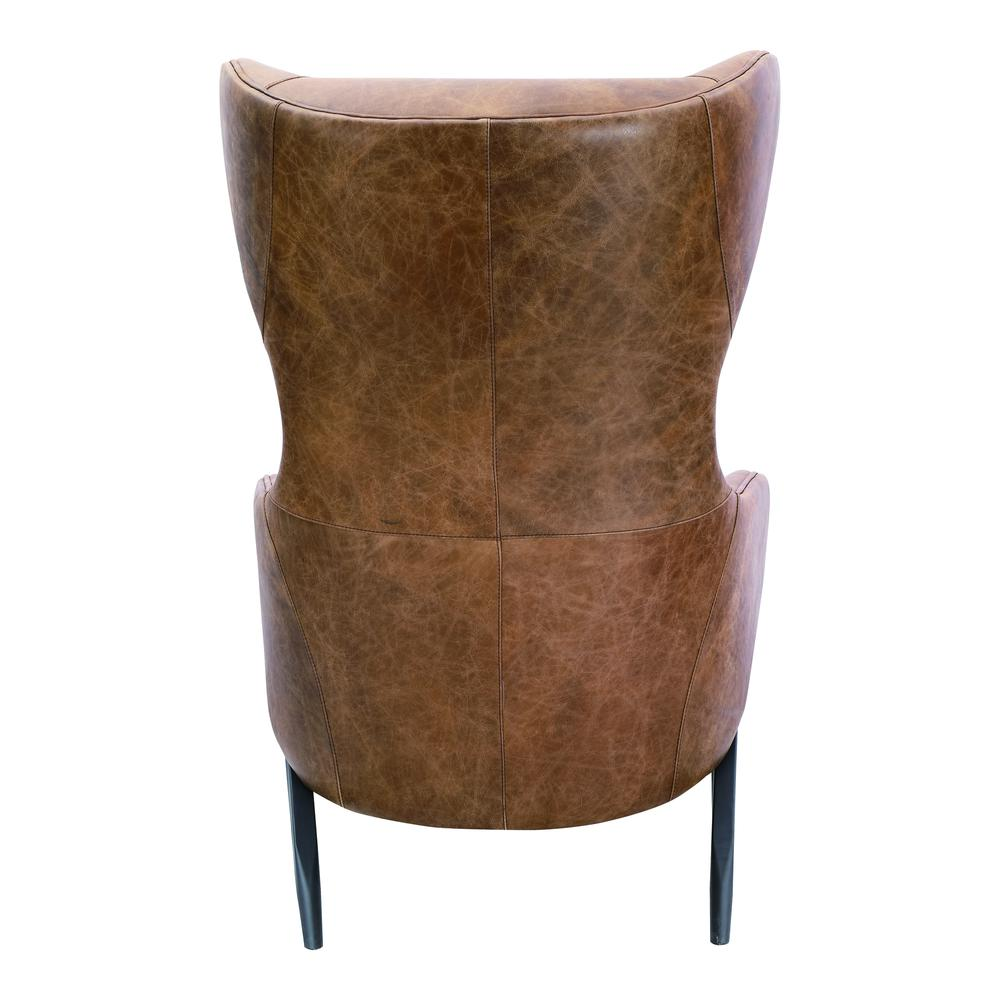 AMOS LEATHER ACCENT CHAIR