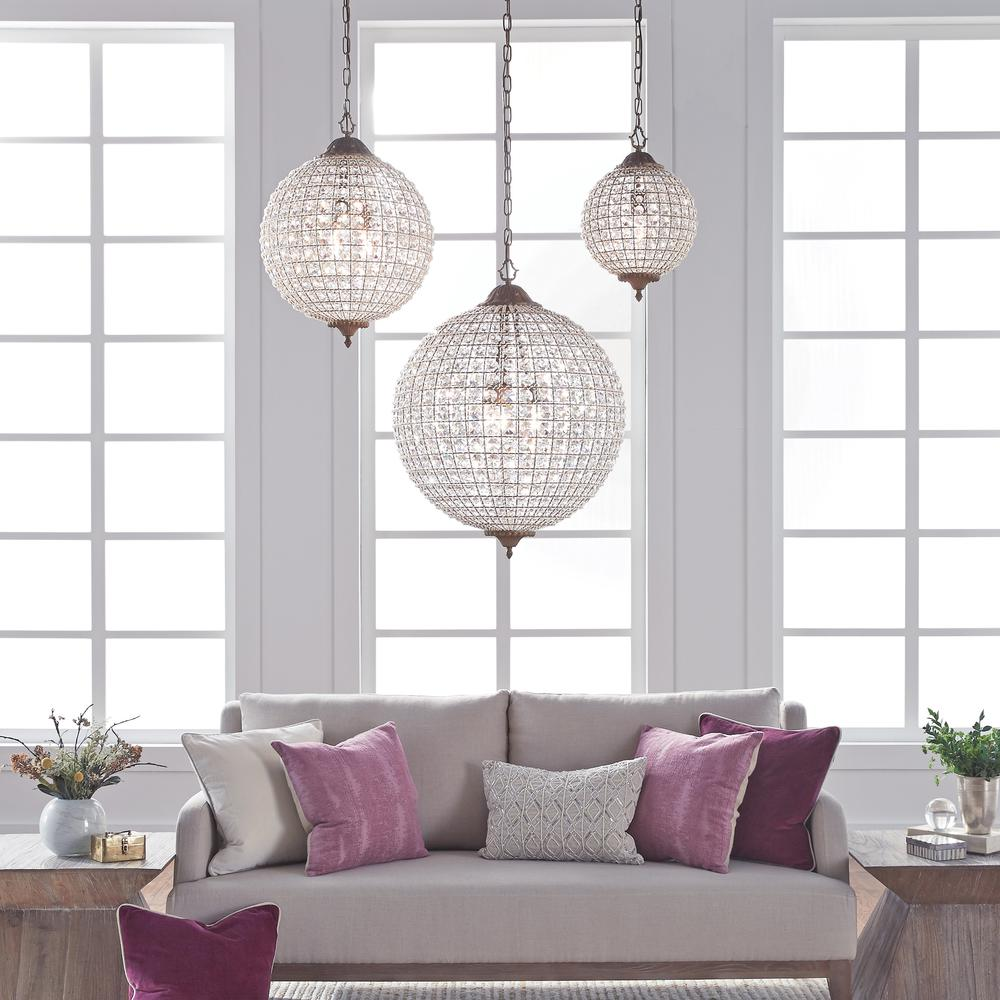 Allesandria 3-Light Crystal Chandelier Medium