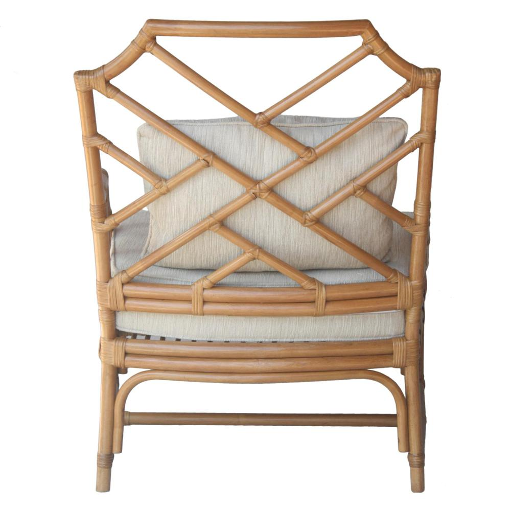 Kara Rattan Accent Arm Chair