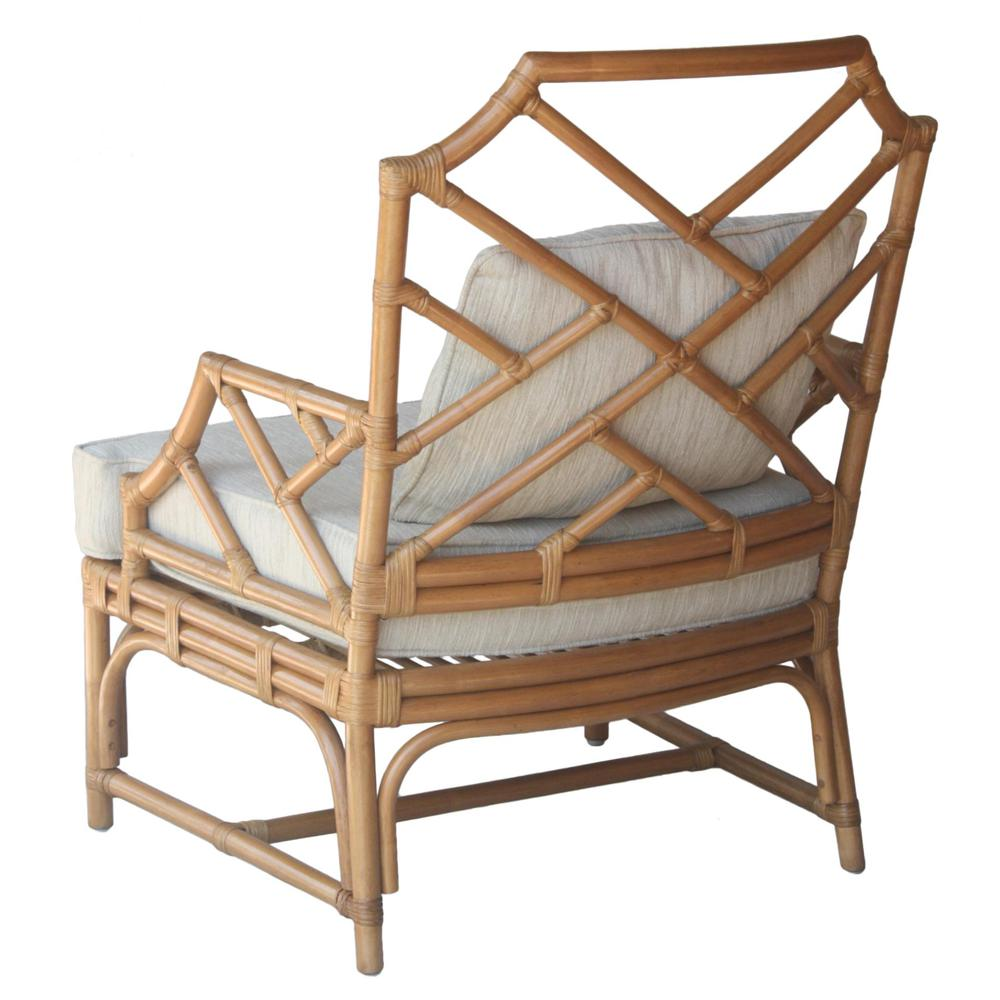 Kara Rattan Accent Arm Chair