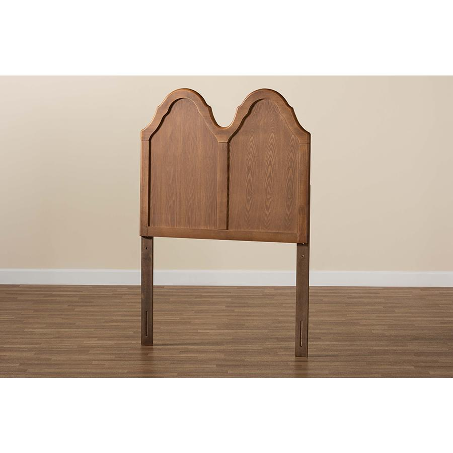 Willow Vintage Classic and Ash Walnut Finished Wood Twin Size Headboard