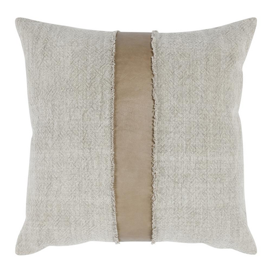 Steam 26" Throw Pillow in Natural by Kosas Home