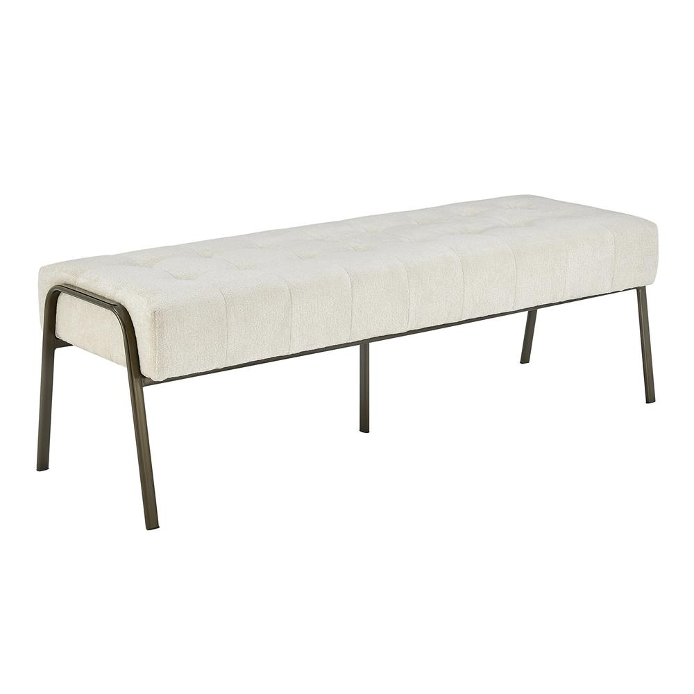 Venturi Fabric Tufted Bench