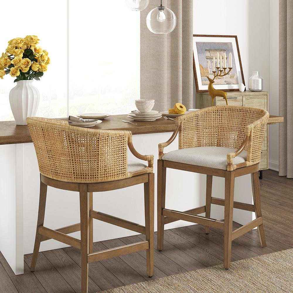 Playa Counter Stool Natural 22.75"W x 21.5"D x 35"H