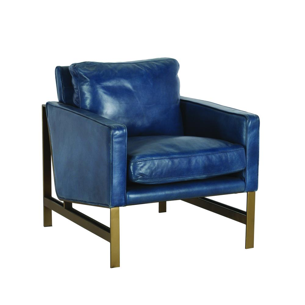 Chad Club Chair Blue by Kosas Home