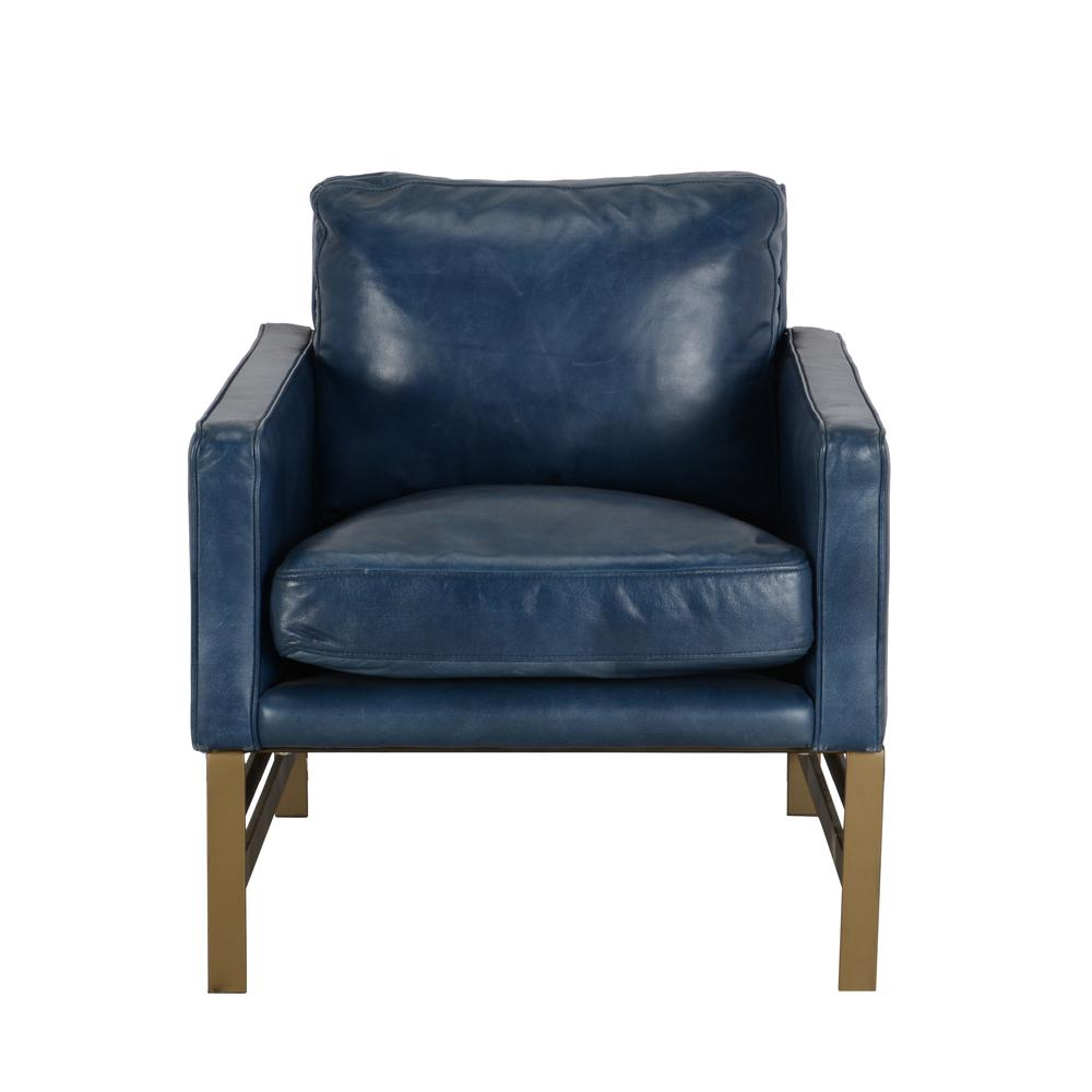 Chad Club Chair Blue by Kosas Home