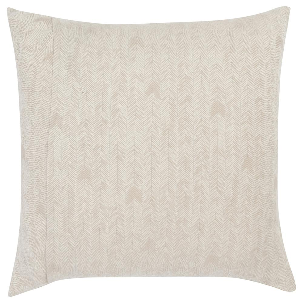 Lana 100% Cotton Embroidered Natural Euro Sham by Kosas Home