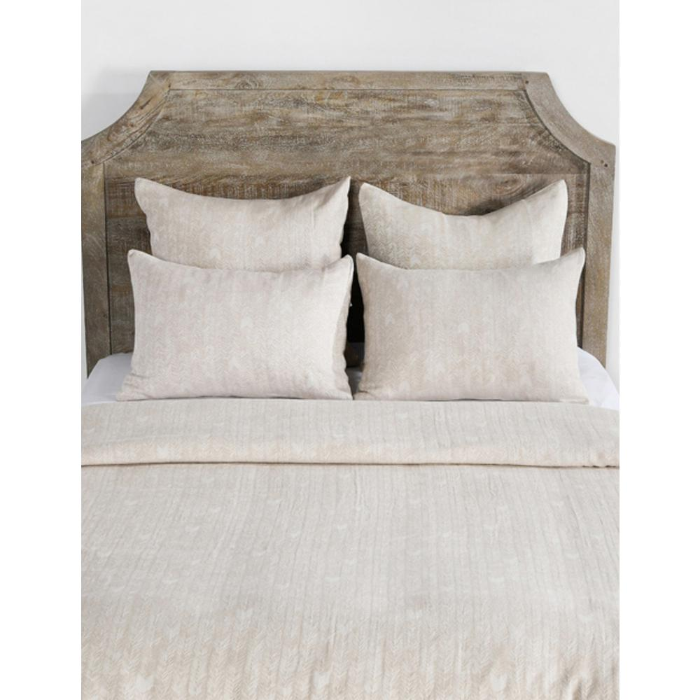 Lana 100% Cotton Embroidered Natural Euro Sham by Kosas Home