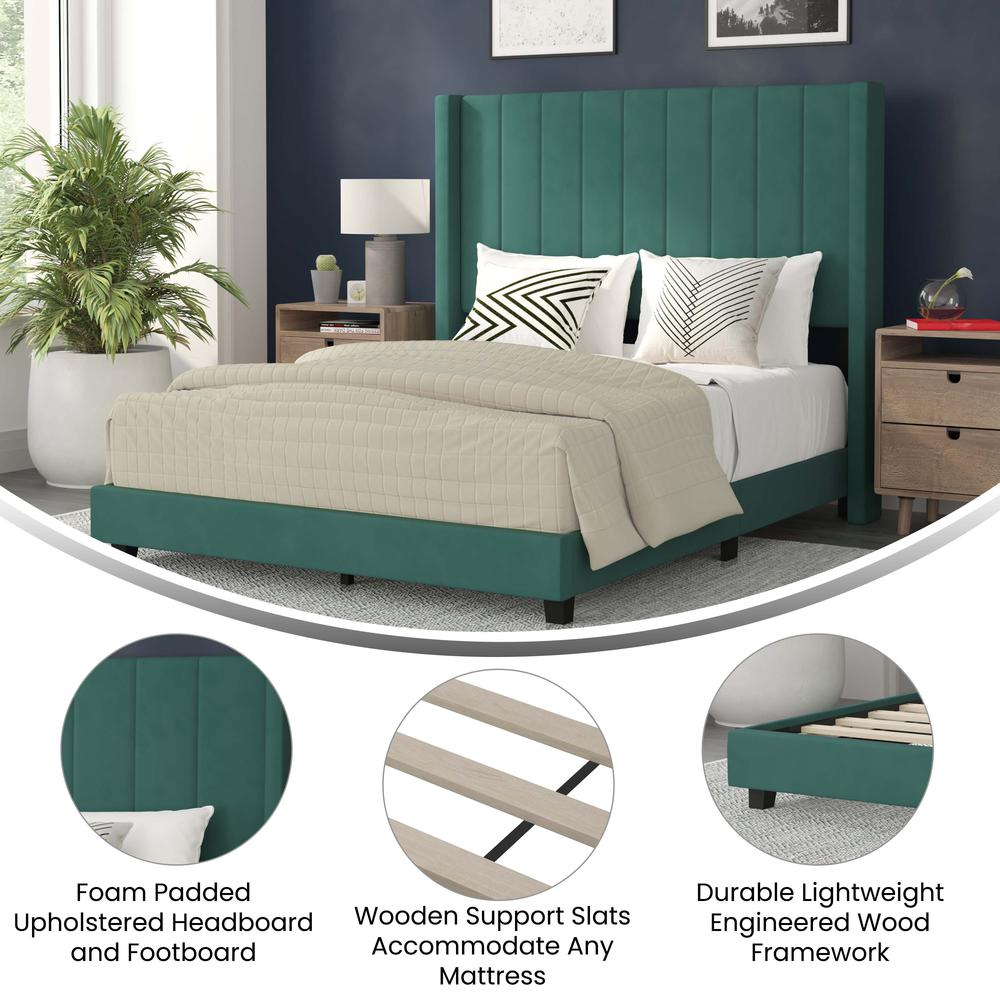 Bianca Full Upholstered Platform Bed