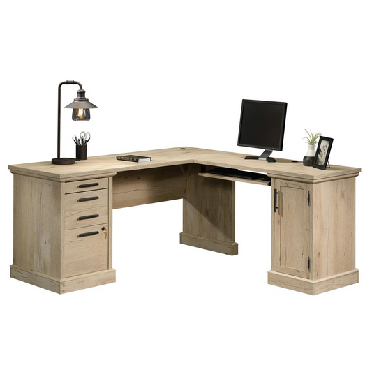 Aspen Post L-Desk 66 X 66  Prime Oak