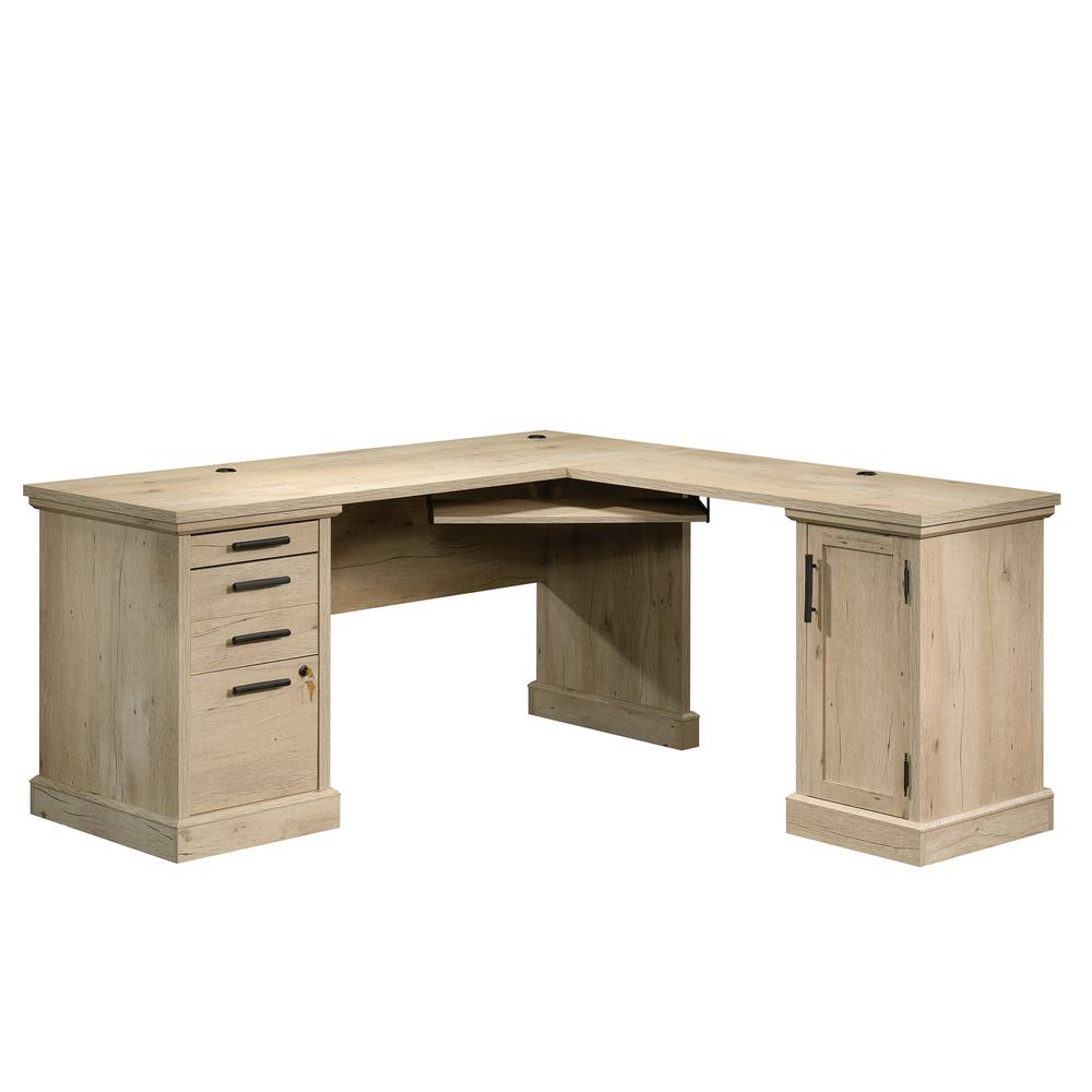 Aspen Post L-Desk 66 X 66  Prime Oak