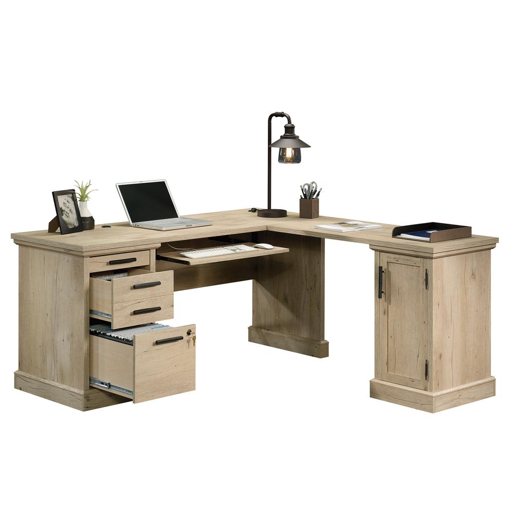 Aspen Post L-Desk 66 X 66  Prime Oak